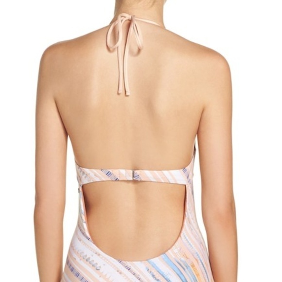 Dolce Vita Peach Cloud Cut Out Swimsuit - Picture 3 of 8